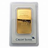 Photos of Gold Credit Suisse Bars