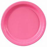 Hot Pink Paper Plates Pictures