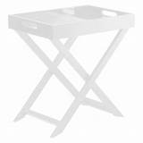 Folding Side Table White Pictures