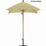 Wood Market Umbrella Sunbrella Images