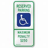 Nc Handicap Parking Signs Images