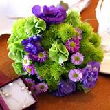 Photos of Green And Purple Wedding Flowers