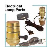 Electrical Parts To Make A Lamp Photos