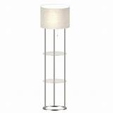 Floor Lamp With Glass Shelves Pictures