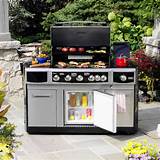 Pictures of Kenmore 5 Burner Island Gas Grill With Refrigerator Reviews
