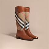 Images of Burberry Check Boots