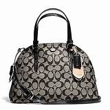 Black And White Coach Handbags Pictures