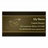 Images of Funeral Director Business Cards