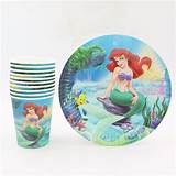 Little Mermaid Plates Pictures