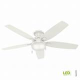 Hunter Flush Mount Ceiling Fan With Remote Control