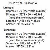 Degrees Minutes Seconds To Decimal Degrees Images