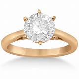 Photos of Rose Gold Solitaire Ring Setting