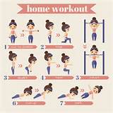 At Home Exercise Routines Pictures