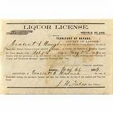 Liquor License Online Pictures