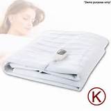 Dual Control Electric Blanket King Size Images