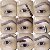 How To Apply Makeup Eyebrows Photos