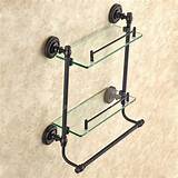 Oil Rubbed Bronze Glass Shelf Pictures