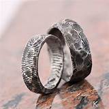 Pictures of Damascus Stainless Steel Wedding Bands