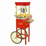 Pictures of Old Time Movie Popcorn Cart