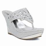 Pictures of Silver Shoes Wedge