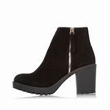 Photos of Black Ankle Boots With Block Heel