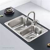 Pictures of Stainless Double Bowl Kitchen Sink