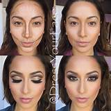 Pictures of Facial Makeup Contouring
