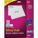 Avery Gold Foil Mailing Labels