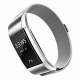 Black Stainless Steel Fitbit Charge 2 Pictures