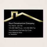 General Contractor Business Card Ideas Photos