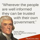 Thomas Jefferson Public Education Quotes Images
