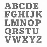 Big Alphabet Letters Stickers