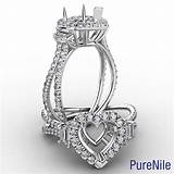 Heart Semi Mount Ring Pictures