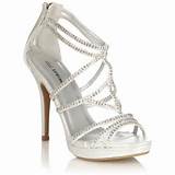 Pictures of Silver High Heels
