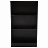 Black Bookcase 3 Shelf Pictures