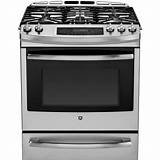 Pictures of Ge Profile Dual Oven Gas Range