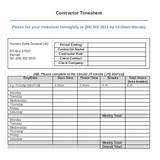 Images of Contractor Format