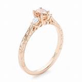 Images of Rose Gold 3 Stone Engagement Rings