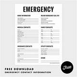 Pictures of Emergency Numbers List