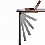 Pictures of Black Metal Folding Adjustable Table Legs