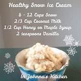 How To Make Ice Cream With Snow Recipe
