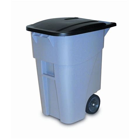 Images of Commercial Trash Can With Lid