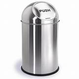 Images of Large Kitchen Stainless Steel Trash Can