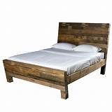 Platform Bed Reclaimed Wood Pictures