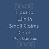 Small Claims Court Help Pictures