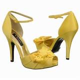 Pictures of Yellow High Heel Shoes Wedding