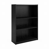 Photos of 3 Shelf Black Bookcase