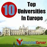 Pictures of Universities In Europe For International Students