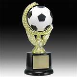 Images of Spinning Soccer Ball Trophy