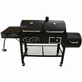Deluxe 3 Burner Combination Bbq Propane Gas Grill Photos